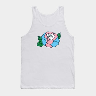 Transgender flower Tank Top